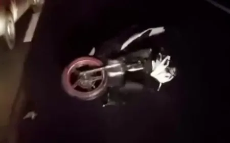 Video: Viral Kecelakaan Pemotor Masuk Tol Purbaleunyi