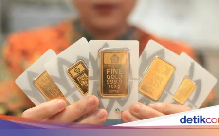 Harga Emas Hari Ini Turun Rp 13.000/Gram!