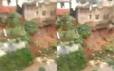 Tebing Sungai Ciliwung di Depok Longsor, Empat Rumah Rusak Parah