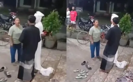Polisi Ungkap Fakta Video Viral Pocong Kediri: Pastikan Bukan Aksi Kriminal