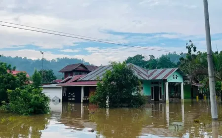 Banjir Rendam Puluhan Rumah di Poso, GMKI Tentena Desak PT Poso Energy Bertanggung Jawab