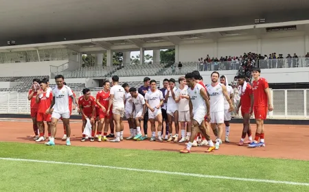 Hasil Timnas Indonesia Merah vs Putih di Sesi Gim Internal: Jens Raven Hattrick, Mitchell Baker Cetak Gol!