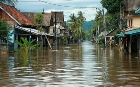 Banjir Manado Rendam 468 Rumah, Ratusan Warga Mengungsi