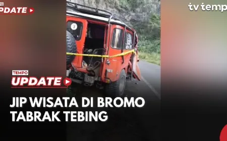 Kronologi Kecelakaan Jip di Bromo yang Tewaskan 2 Orang