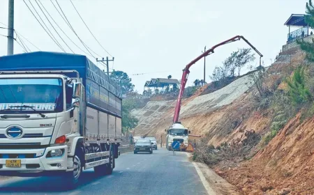 Dataran Tinggi Tengah dan Delta Mekong: Tanah longsor dan penurunan permukaan tanah menjadi semakin kompleks.