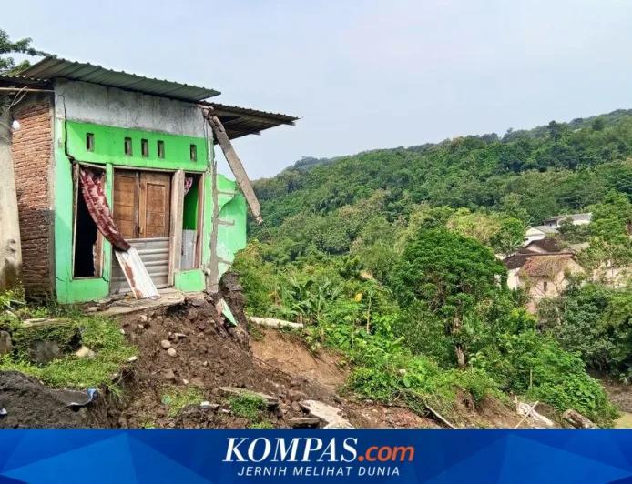 Longsor Gunungpati Semarang Meluas, 3 Rumah Rusak Parah dan 7 Terancam