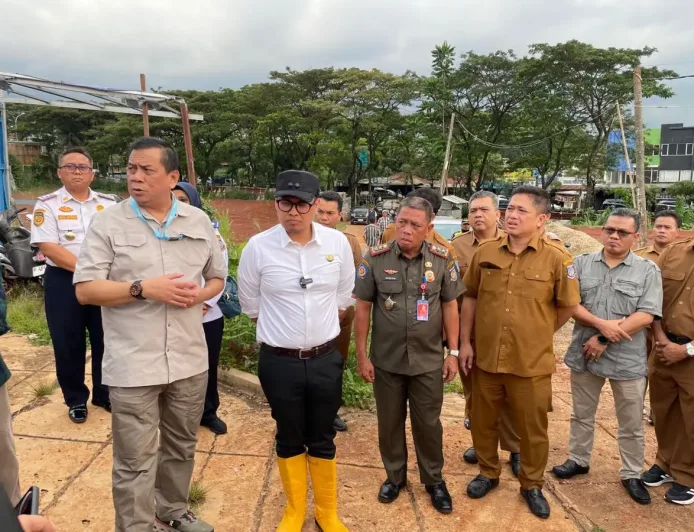 Longsor Proyek Ciater, Wakil Wali Kota Pilar Minta Kontraktor Buat Drainase Mandiri