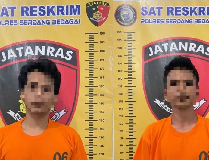 Polres Sergai Tangkap Dua Pelaku Pencurian di Sei Bamban dengan Kerugian Rp4,5 Juta