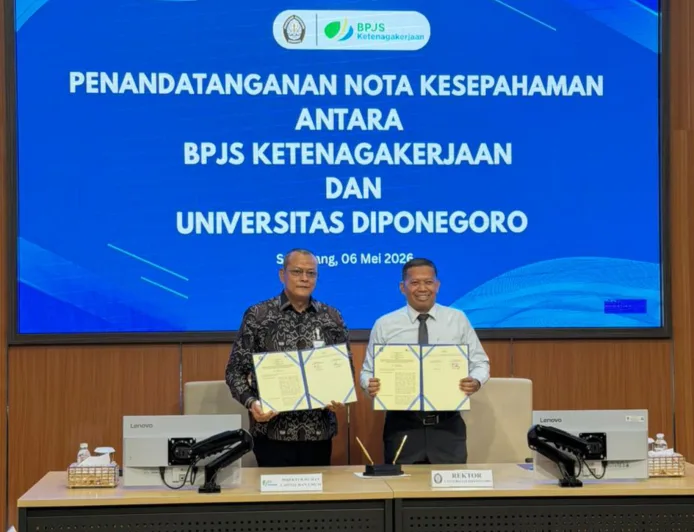 BPJS Ketenagakerjaan Gandeng Undip Perkuat Literasi dan Riset Jaminan Sosial