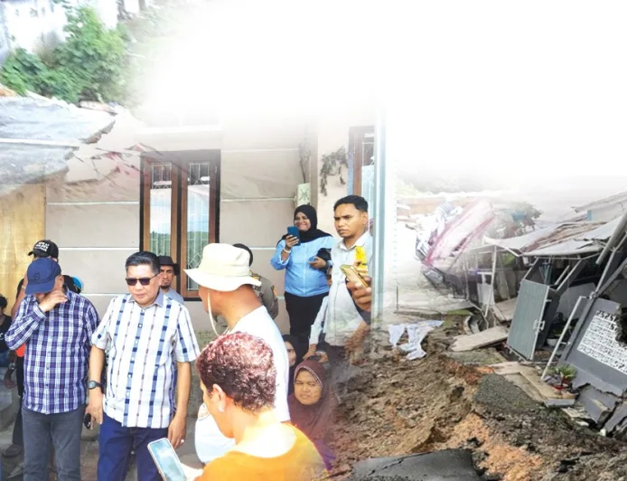 Ngeri! Longsor di Ambon Seret Rumah Warga, 1 Ambruk, Belasan Terancam