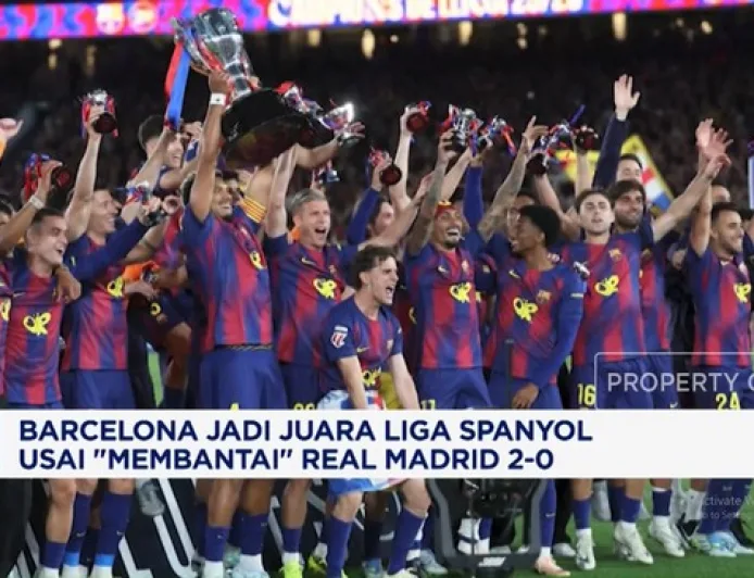 Video: Barcelona Jadi Juara Liga Spanyol Usai "Bantai" Real Madrid 2-0