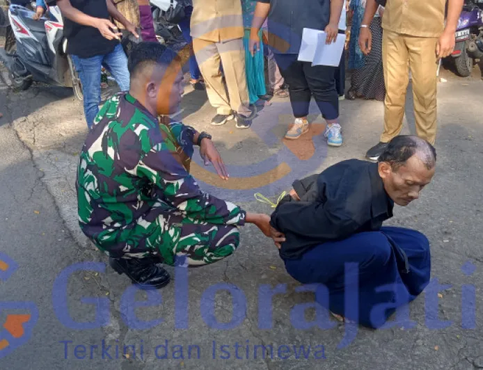 Aksi Nekat Pencuri Motor di Depan SDN Kalipang 1 Berhasil Digagalkan,Satu Orang Ditangkap
