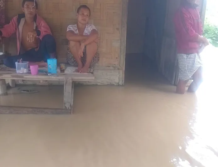 Tanggul Jebol, Ratusan Rumah di Tebingtinggi Terendam Banjir