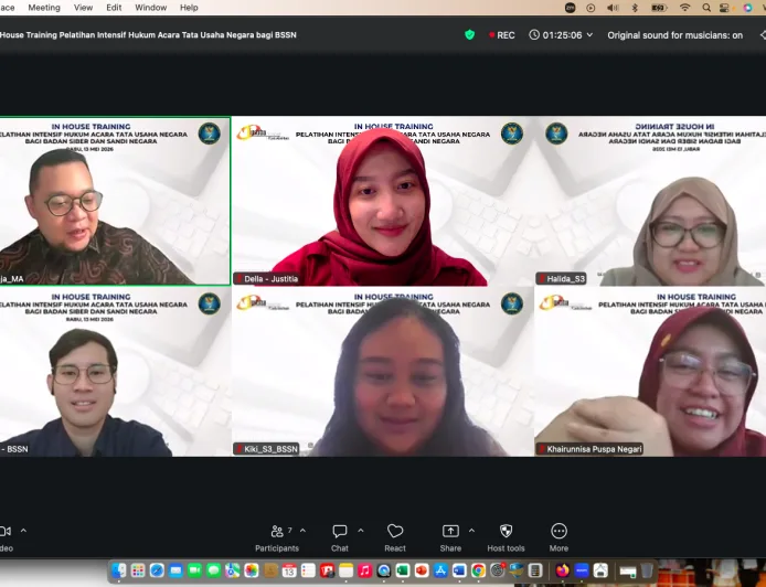 Badan Siber dan Sandi Negara Perkuat Penanganan Sengketa lewat Pelatihan Intensif Hukum Acara Tata Usaha Negara