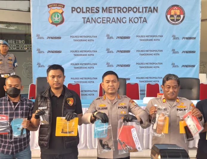 Polres Metro Tangerang Kota Ungkap 52 Kasus Kriminal dalam Sebulan, 36 Tersangka Ditahan