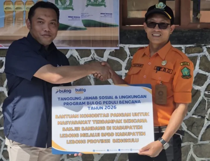 Bulog Rejang Lebong salurkan bantuan untuk warga terdampak banjir