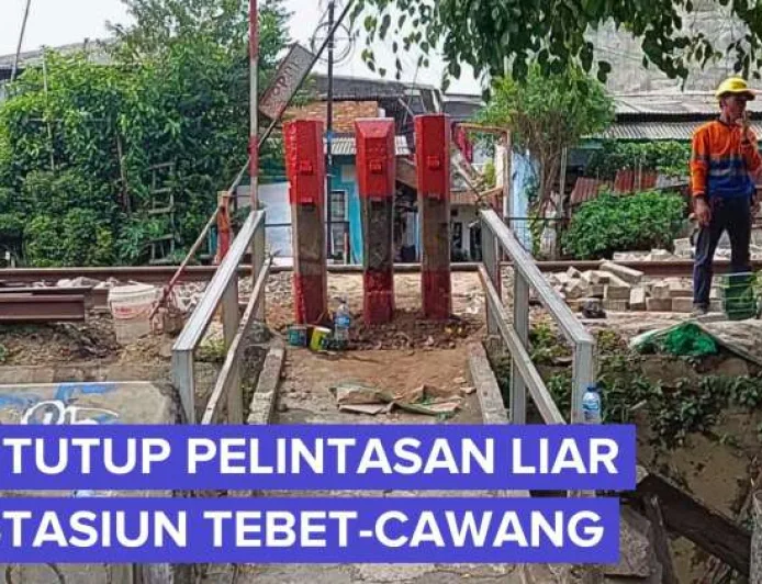 Banyak Kecelakaan, PT KAI Tutup Permanen Pelintasan Sebidang di Tebet Jaksel