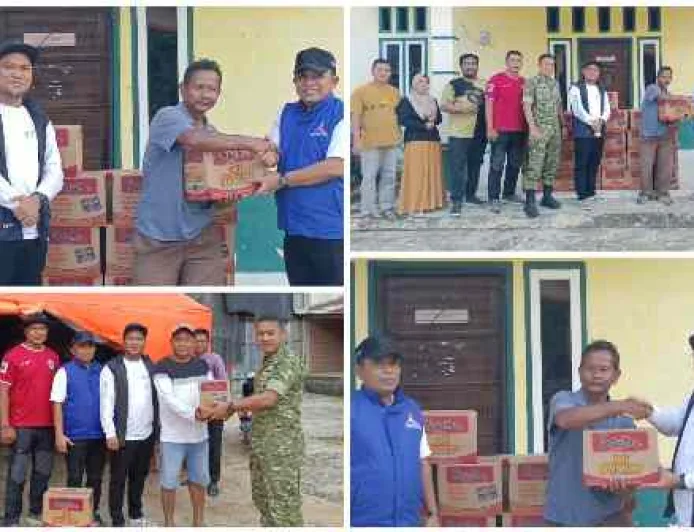 Pimpinan DPRD Bungo Serahkan Bantuan Penting untuk Korban Banjir
