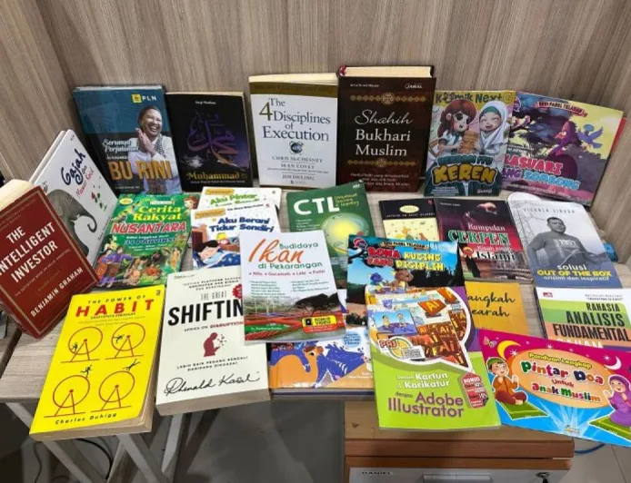 Pojok Peduli UIP KLB Perkuat Literasi Lewat Aksi Sosial 1 Pegawai 1 Buku