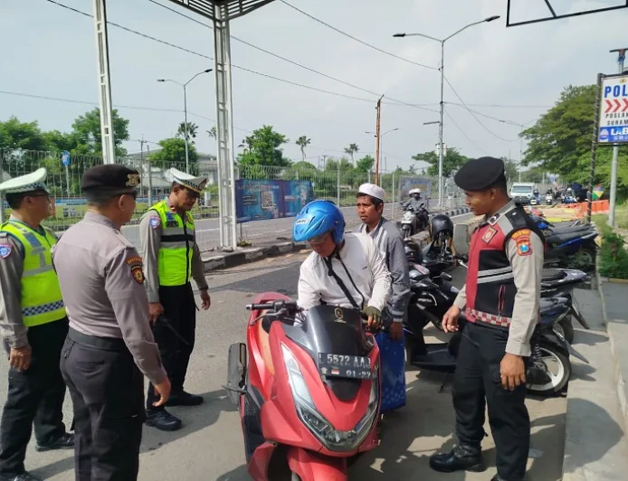 Operasi Gabungan Razia Pemotor di Pintu Suramadu Persempit Ruang Gerak Kriminal 3C