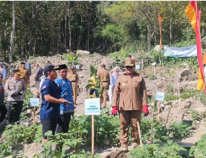Ribuan Pohon Ditanam di Lereng Jono, Upaya Mitigasi Longsor Gunungkidul