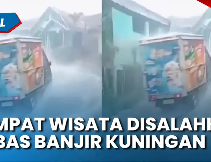 Tempat Wisata Disalahkan Akibat Banjir di Desa Cisantana Kuningan, Ini Penjelasan Kepala Desa