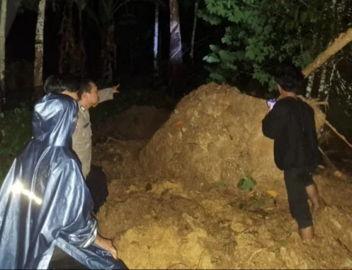 Longsor di Kabupaten Tapsel: Ibu dan Anak Dilaporkan Hilang Tertimbun Material Tanah