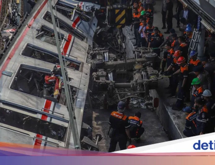 KNKT Ungkap Jeda 3 Menit 43 Detik antara Kecelakaan Taksi dan Argo Bromo-KRL