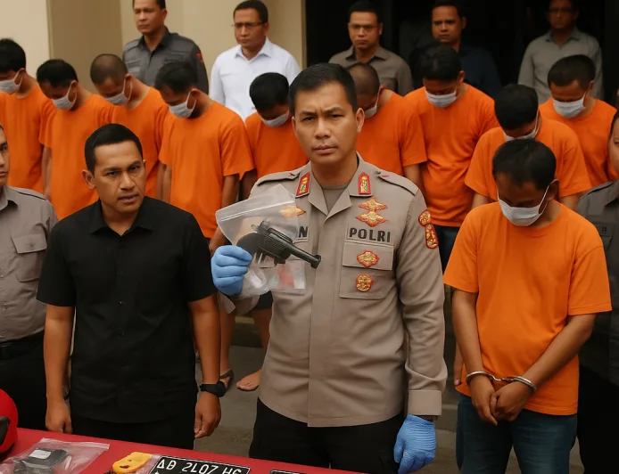 Polres Tangsel Ungkap 14 Kasus Kriminal Sepekan, Pelaku Begal dan Curanmor Ditindak Tegas
