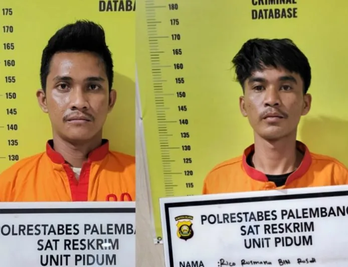 Polrestabes Palembang Bekuk Komplotan Begal Bersenjata Tajam, Empat Pelaku Diburu