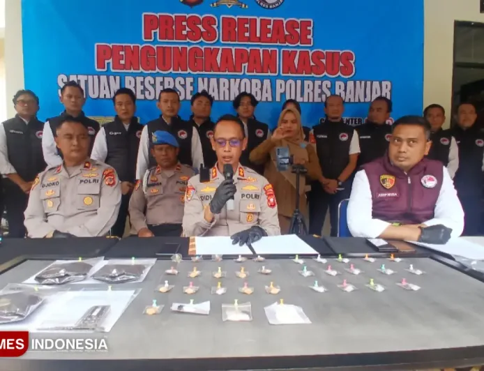 Polres Banjar Gulung 7 Kasus Narkoba, 10 Tersangka Diamankan dan 2.211 Jiwa Terselamatkan