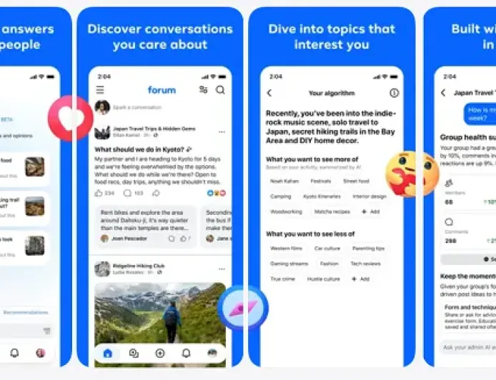 Meta launches new group-focused Forum app