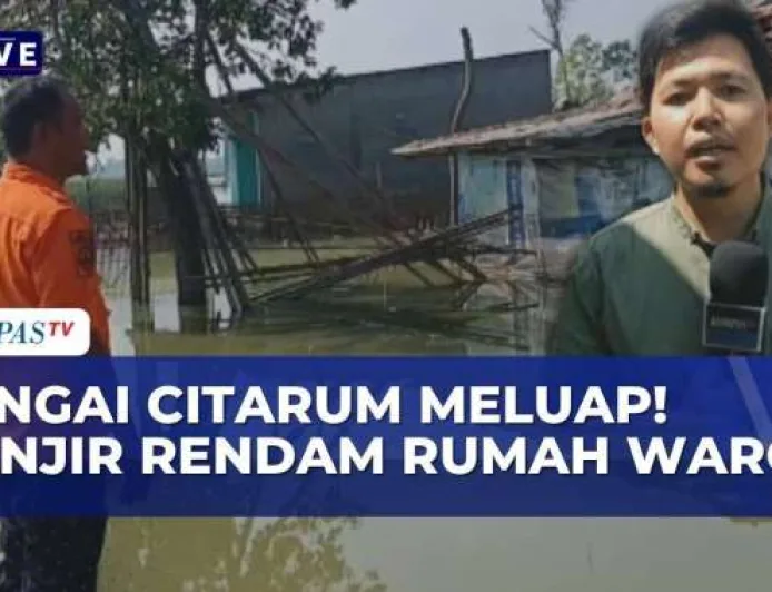 Pantauan Banjir Karawang Akibat Luapan Sungai Citarum, 17 Rumah Masih Terendam