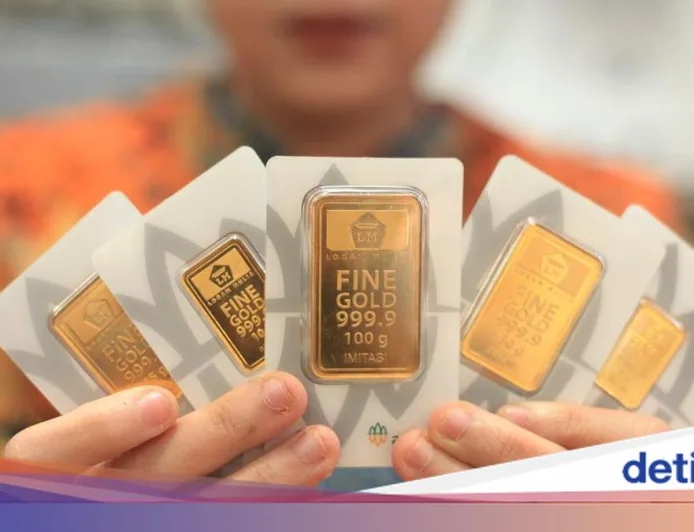 Harga Emas Hari Ini Turun Rp 13.000/Gram!