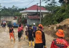 Akses Jalan Tertutup Longsor di Juata Krikil, Tim Gabungan Tarakan Gerak Cepat Lakukan Evakuasi