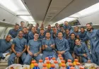 Unik, Pesawat Timnas Brasil  Dibaptis  di Bandara Rio de Janeiro Jelang Piala Dunia 2026
