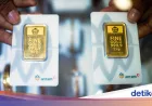 Harga Emas Antam Hari Ini Lompat Jadi Segini