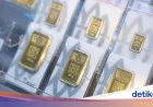 Harga Emas Anjlok, Turun Sedalam Ini dalam Sepekan