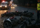 Kecelakaan Beruntun Lima Motor di Jalan Pajajaran Bogor, Satu Pengendara Tewas di Tempat