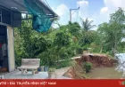Tanah Longsor di Sungai Tra Lot Dong Thap Ambrukkan Jalan 20 Meter, Lalu Lintas Terputus