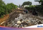 Jalan Raya CBL Cibitung Rusak Parah, 4 Titik Longsor Berbulan-bulan Tak Teratasi