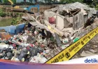 Ambruknya Rumah Pinggir Kali di Benhil Jakarta Pusat karena Abrasi Sungai
