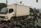 Truk Diduga Rem Blong Tabrak Belasan Motor di Simpang Unisma Bekasi, 1 Tewas
