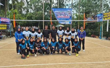 Partai Demokrat Agam gelar turnamen bola voli hibur masyarakat terdampak bencana hidrometeorologi