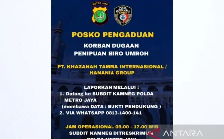 Kriminal kemarin, penipuan WO Rp2,6 miliar hingga penipuan umrah