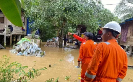 Banjir dan Longsor Melanda Tanjung Harapan Nunukan, Warga Diimbau Tetap Waspada