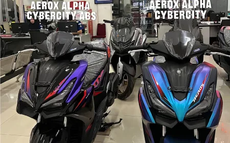 Aerox Cyber City Dibandrol Rp34 Juta OTR Jakarta, Kokpit Speedometer Sudah Full Digital Tampilan Sporty