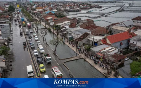 Pesisir Semarang dan Demak Siaga Banjir Rob Besok Siang, Ini Jalur Alternatif untuk Hindari Macet