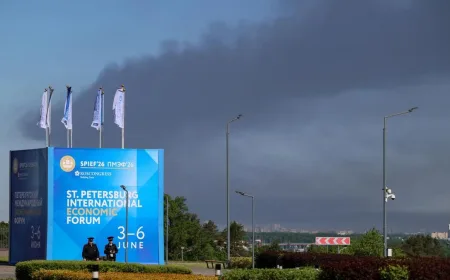 Ukraina Tembak 50 Drone ke St Petersburg Jelang Forum Ekonomi Rusia