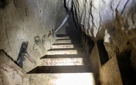 FOTO: Penemuan Terowongan Bawah Tanah Jalur Narkoba Meksiko-AS